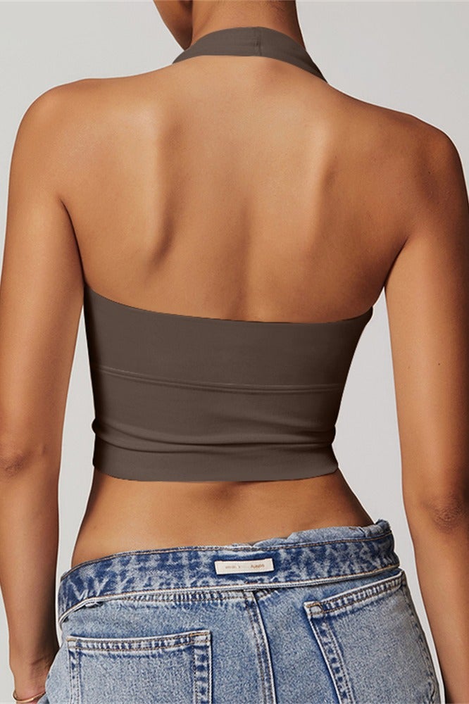 عام المرأة الرسن الرياضة الصدرية الخامس الرقبة الصالة الرياضية تجريب اليوغا حمالات الصدر - Image 2