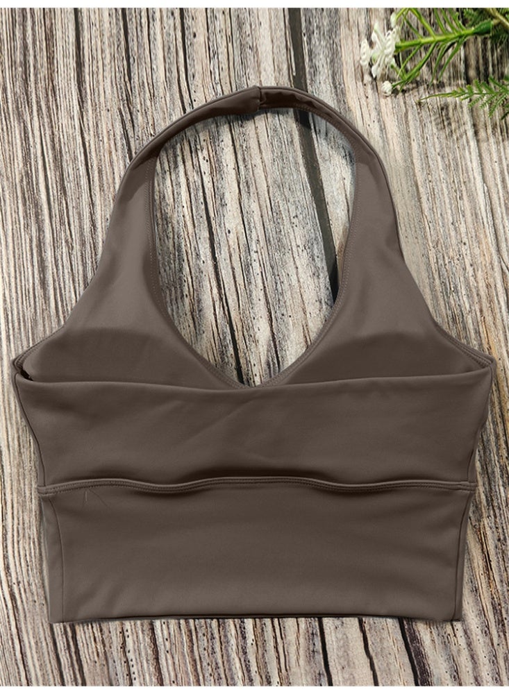 عام المرأة الرسن الرياضة الصدرية الخامس الرقبة الصالة الرياضية تجريب اليوغا حمالات الصدر - Image 5