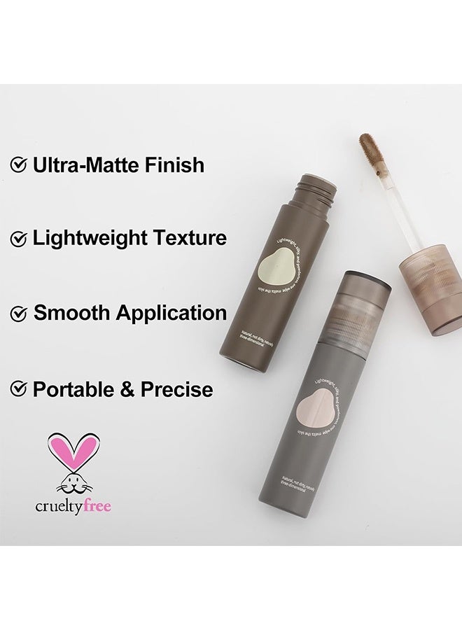 Biya Cool Toned Liquid Contour Stick – Cold Grey Cream Bronzer for Sculpted Look, Lightweight Blendable Matte Finish, Long Lasting Liquid Contouring Makeup, Vegan & Cruelty-Free, #102 - Image 4