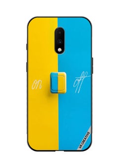 Protective Case Cover For OnePlus 7 On Off Design Multicolour