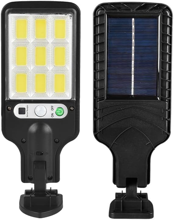RELEMTRA Led All in One Solar Street Lights Outdoor Waterproof with Automatic Motion Sensor Wall lamp for Garden Home and Pathway ABS Cool White Pack of 1 - Image 1