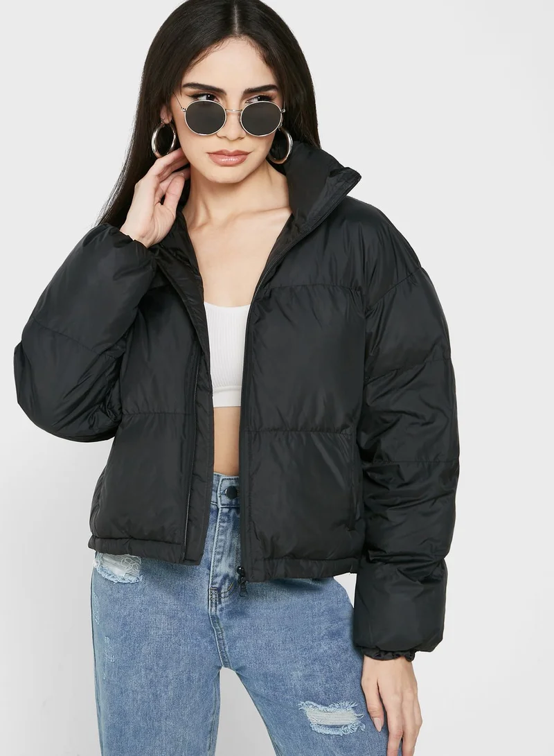 Ginger Cropped Padded Jacket