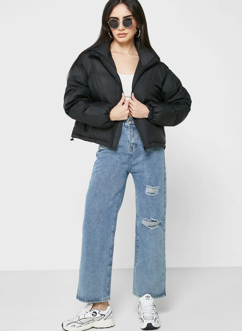 Ginger Cropped Padded Jacket