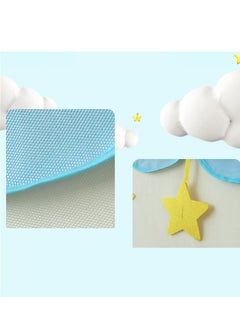 XiuWoo 1-Pack Portable Children Wigwam Folding Kids Tents Tipi Baby Play House Large Child Room Decor 1.3M  - Image 3