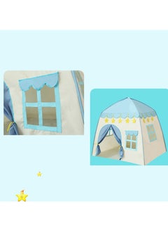 XiuWoo 1-Pack Portable Children Wigwam Folding Kids Tents Tipi Baby Play House Large Child Room Decor 1.3M  - Image 4