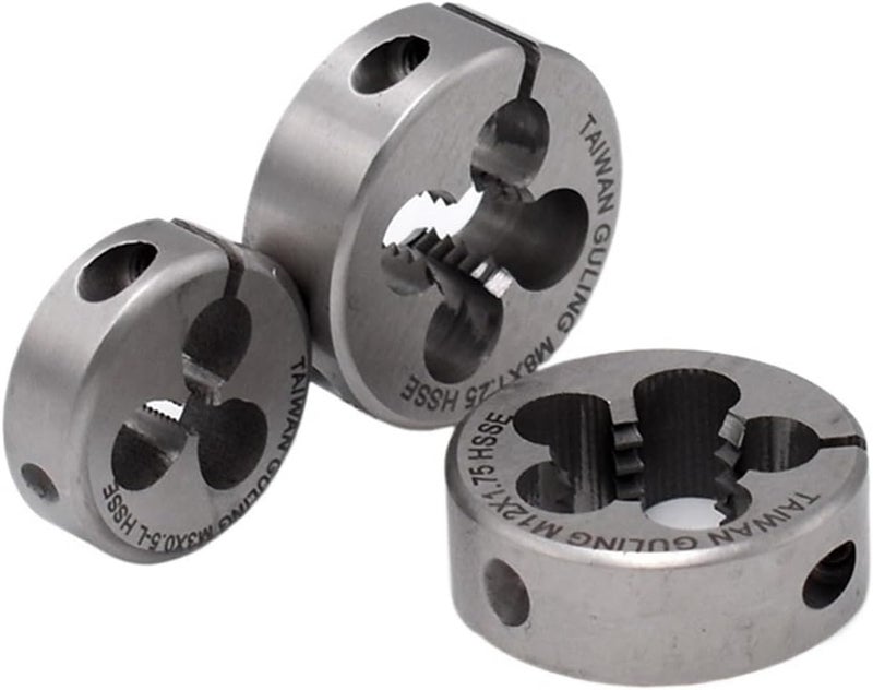 Thread die, Hsse Round Metric M18X1/1.5/2.5 Fine Thread Cutting Adjustable Dies M20X1.. M22X1/2. M24X1(M20x2.5) - Image 2