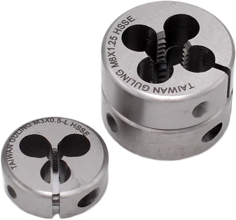 Thread die, Hsse Round Metric M18X1/1.5/2.5 Fine Thread Cutting Adjustable Dies M20X1.. M22X1/2. M24X1(M20x2.5) - Image 3