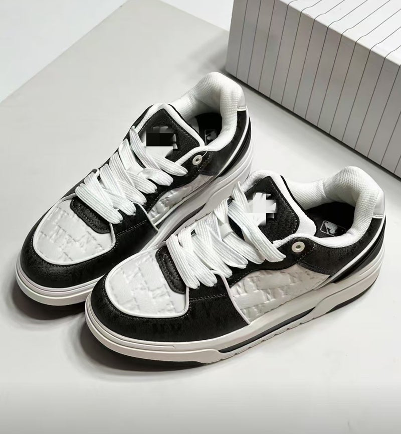 Women's Low Top Sneakers NY Letter Design