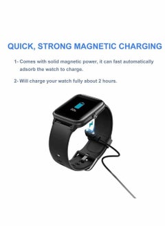 Y&D Smart Watch Charger, 2 pin Magnetic Charging Cable, Compatible for YAMAY VeryFitPro SW023 ID205L SW021 ID205U ID205S SW025 Uwatch 3S 3 2S  - Image 2