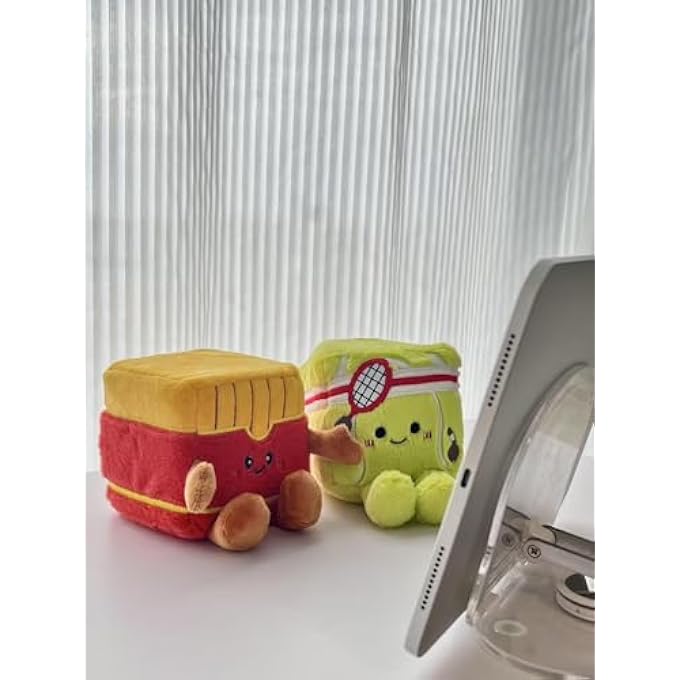 MGM Toy - Squarepal - Chips - Anti-Stress Plush - 193628 - Memory Foam - Gadget - Gift - Fast Food - French Fries - Anxiety - Sensory Toy - From 2 Years - Image 4