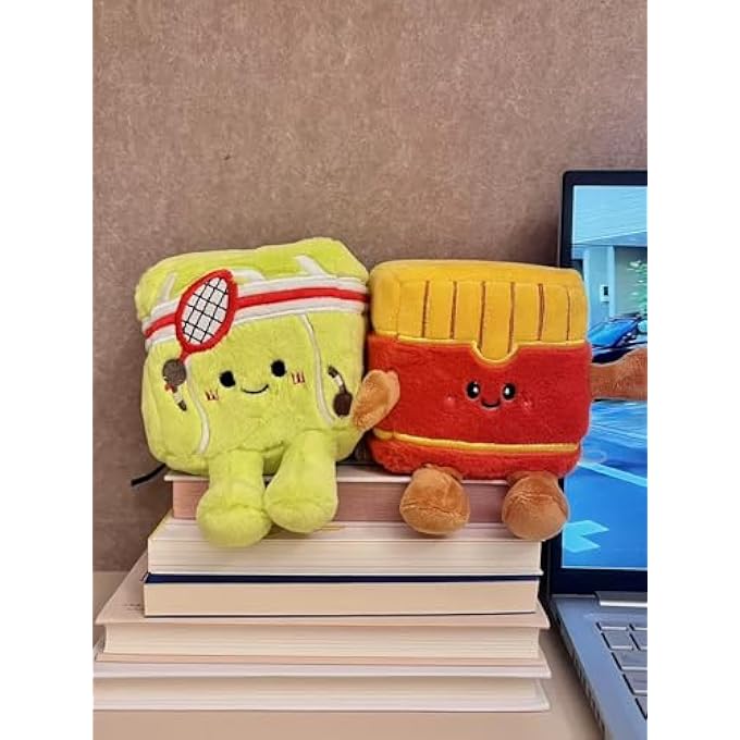 MGM Toy - Squarepal - Chips - Anti-Stress Plush - 193628 - Memory Foam - Gadget - Gift - Fast Food - French Fries - Anxiety - Sensory Toy - From 2 Years - Image 2