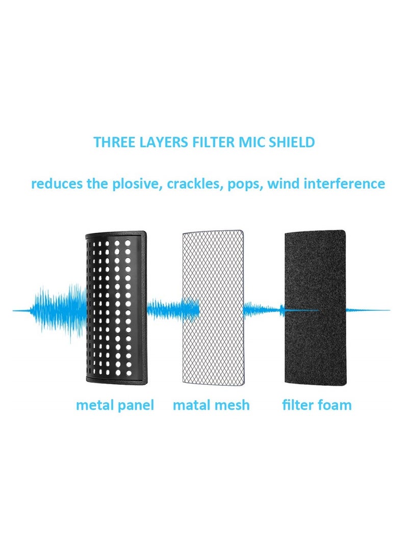 Razer Seiren X Pop Filter Three Layered Wind Shield for Microphone Enhanced Sound Quality Protection - Image 4