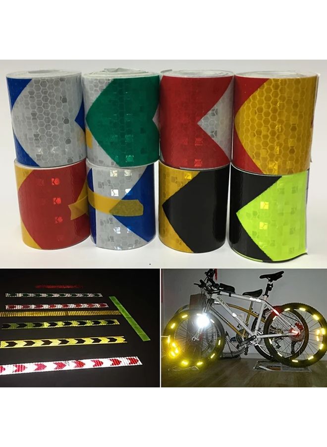 Green Red Reflective Safety Tape 1pc PVC Weatherproof For Car Truck Motorcycle - Image 3