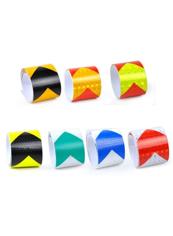 Green Red Reflective Safety Tape 1pc PVC Weatherproof For Car Truck Motorcycle - Image 5