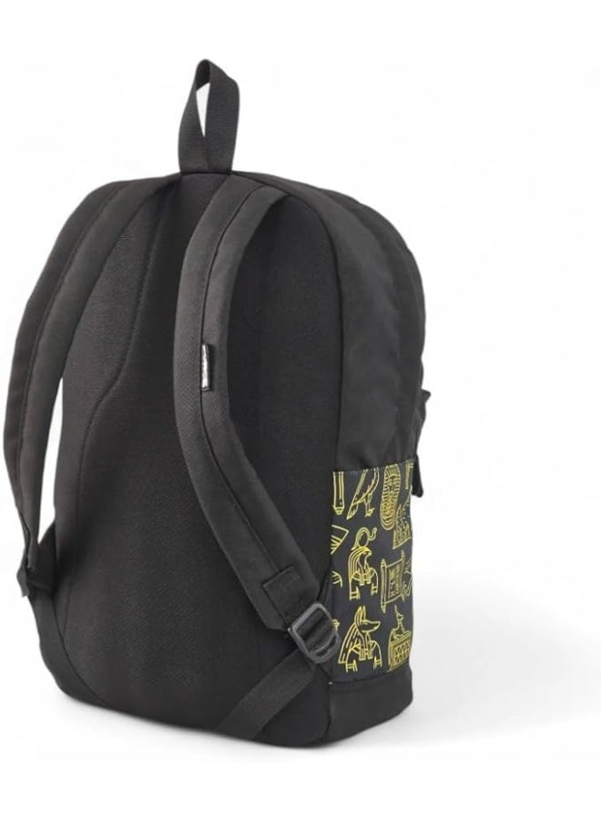 Force laptop backpack 15.6 inch Black with Egyptian Heritage Pattern  Pharaoh Vibes - Image 3
