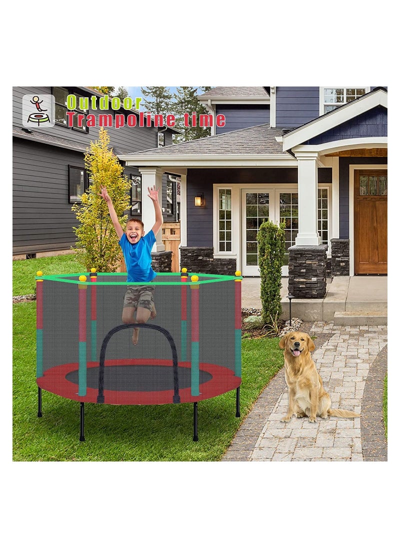 Kids Bouncer Baby Jumper Indoor Trampoline Baby Children Bouncers with Guardrail Fitness Adult Trampoline Kid Jumpers  - Image 1