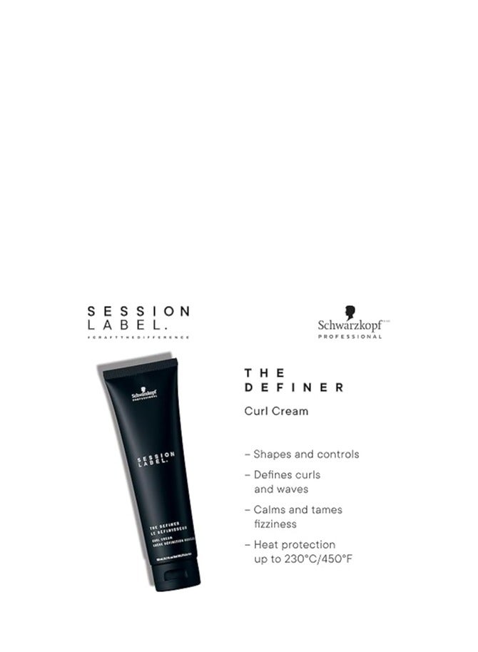 Schwarzkopf Professional Session Label The Definer Curl Cream 150 ml - Image 2