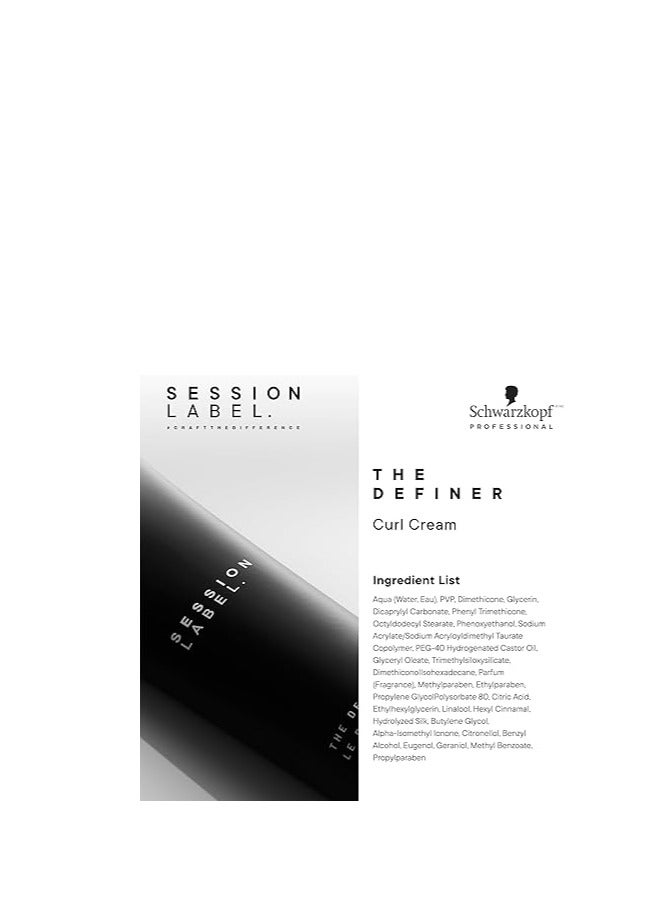 Schwarzkopf Professional Session Label The Definer Curl Cream 150 ml - Image 3