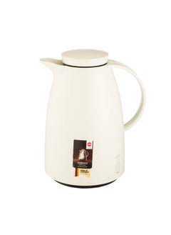 emsa EMSA German Thermos Oberg Cream, Luxury Design, 1 Liter Capacity  - Image 1