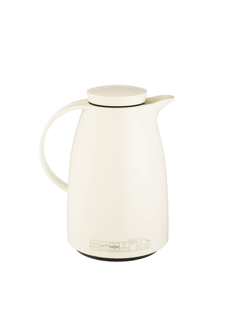 EMSA German Thermos Oberg Cream, Luxury Design, 1 Liter Capacity - Image 4