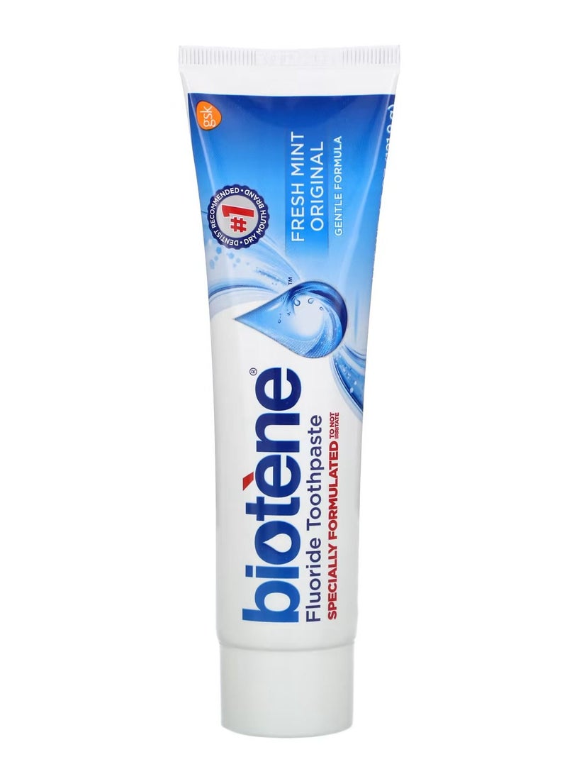 Biotene Fluoride Toothpaste Fresh Mint Original 121.9 gram - Image 2