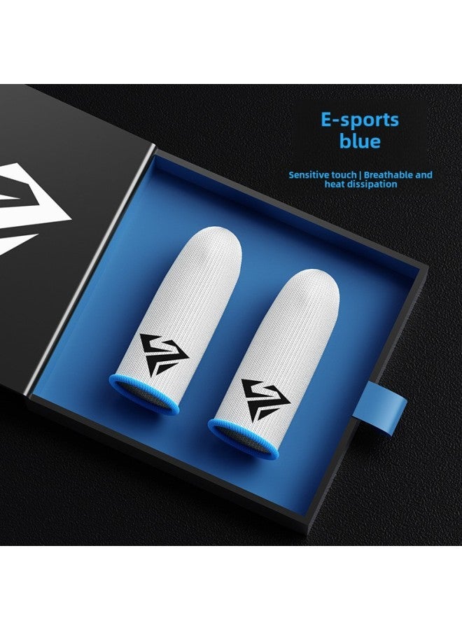 Luxury Posture Chicken Game Finger Coat Glass Silver Fiber Ice Silk Game Gloves E-Sports Breathable Non-Slip Sweat-Proof Hand Swim Finger Coat-Product Color:1 Pair  Does Not Come Out Of Domestic E-commerce  - Image 1