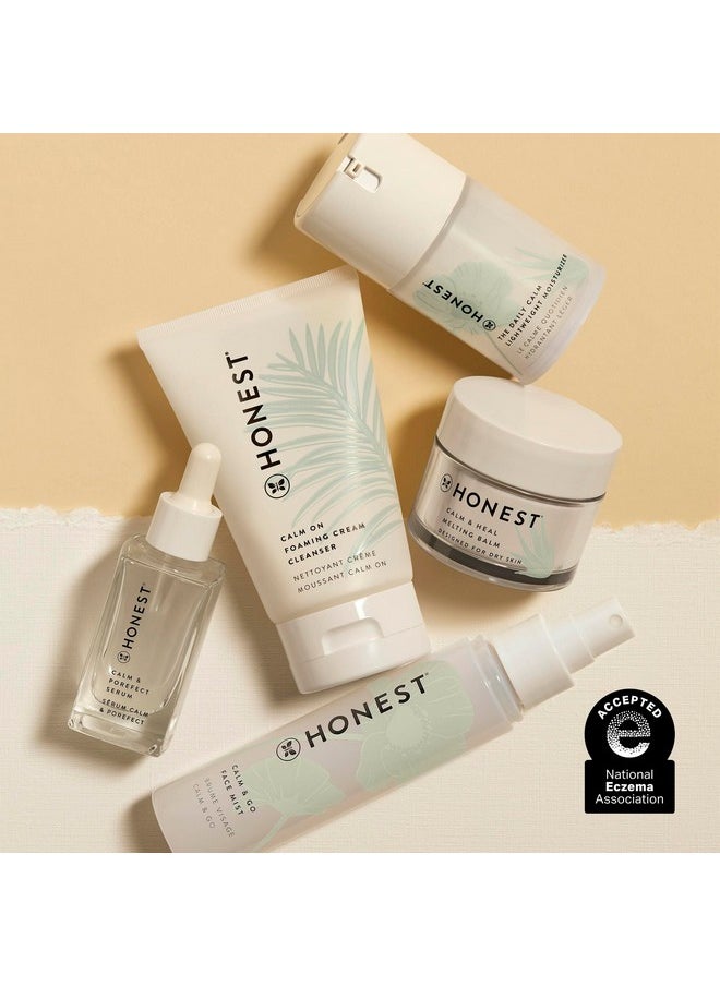Honest Beauty Honest Beauty Calm On Foaming Cream Cleanser for Sensitive Skin | Hyaluronic Acid + Calming Phyto-Blend | EWG Verified, Vegan + Cruelty Free | 4 fl oz  - Image 5