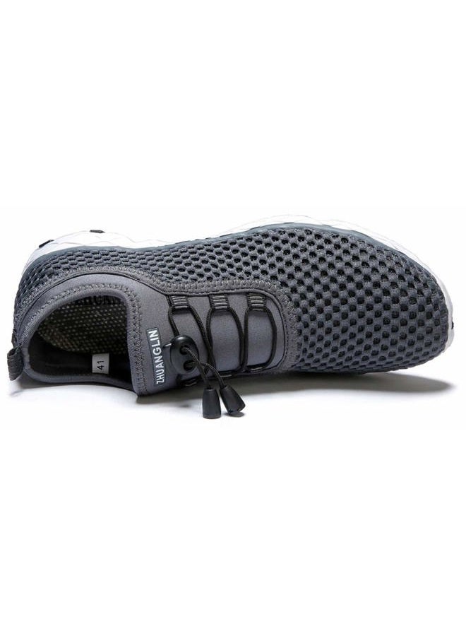 Zhuanglin Women's Quick Drying Aqua Water Shoes, 789dark Grey, 6.5 - Image 5