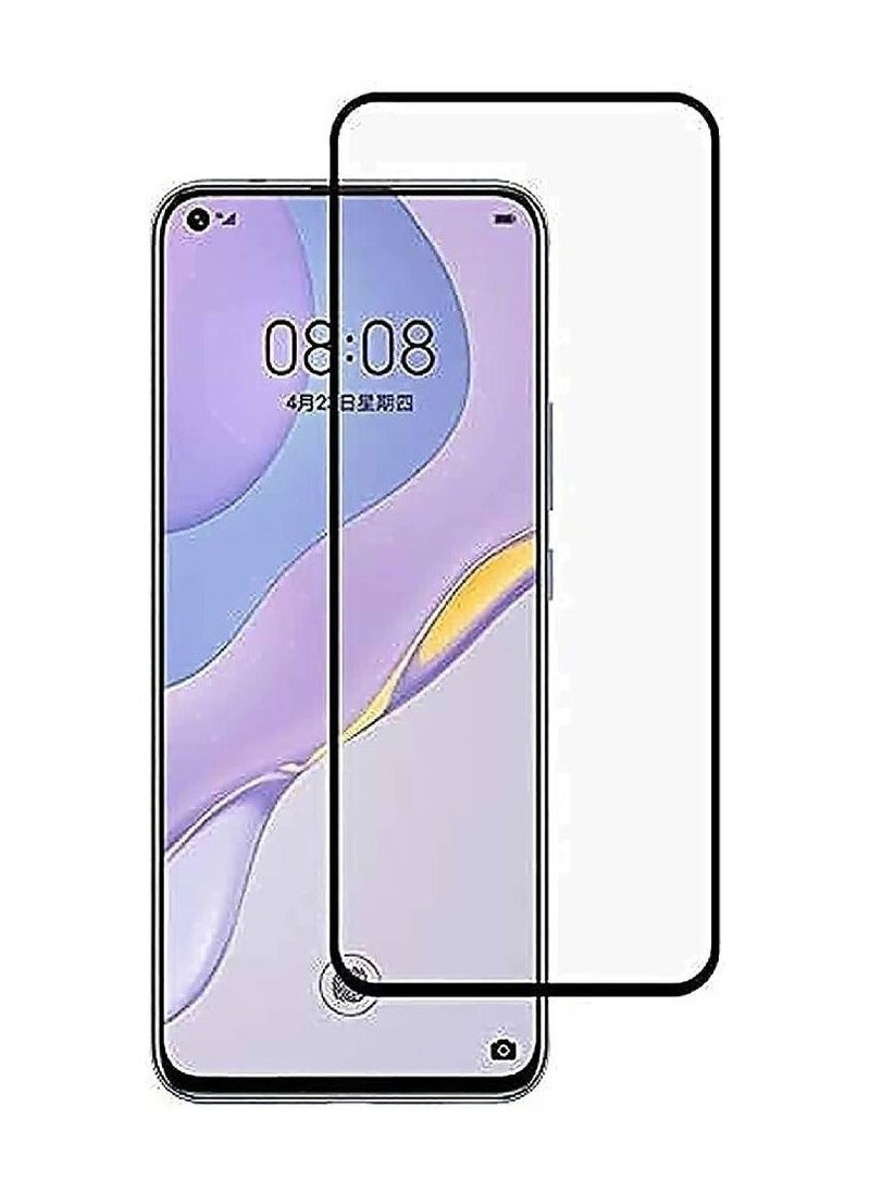 Generic Screen protector for Huawei nova 7 5G tempered glass screen protectors,9H Hardness,High transparency 99% high definition,5D Arc Edges(black)  - Image 1