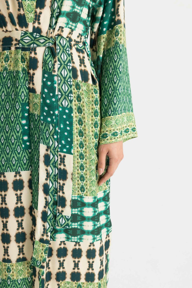 DeFacto Woman Relax Fit Printed Kimono  - Image 5