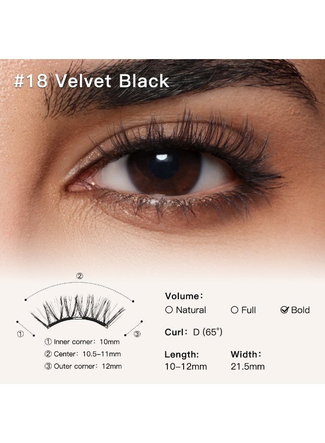WOSADO Velvet No.18 Magnetic Lashes – Natural Definition - Image 1