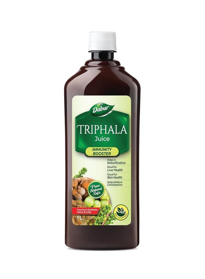 Dabur Triphala Juice - 1L | 100% Ayurvedic Formulation | Improves Gut Health & Promotes Healthy Gut | Supplement for lasting Relief from Constipation & Digestive Discomfort - Image 2