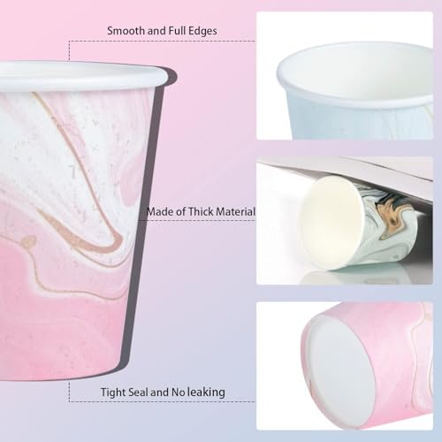 Amit Marketing Spectra 200ml Paper Cups | Colorful Disposable Tea & Coffee Cups for Home, Office, Party, Picnic & Events | Eco-Friendly Use & Throw Paper Cups | Pack of 100 - Image 2