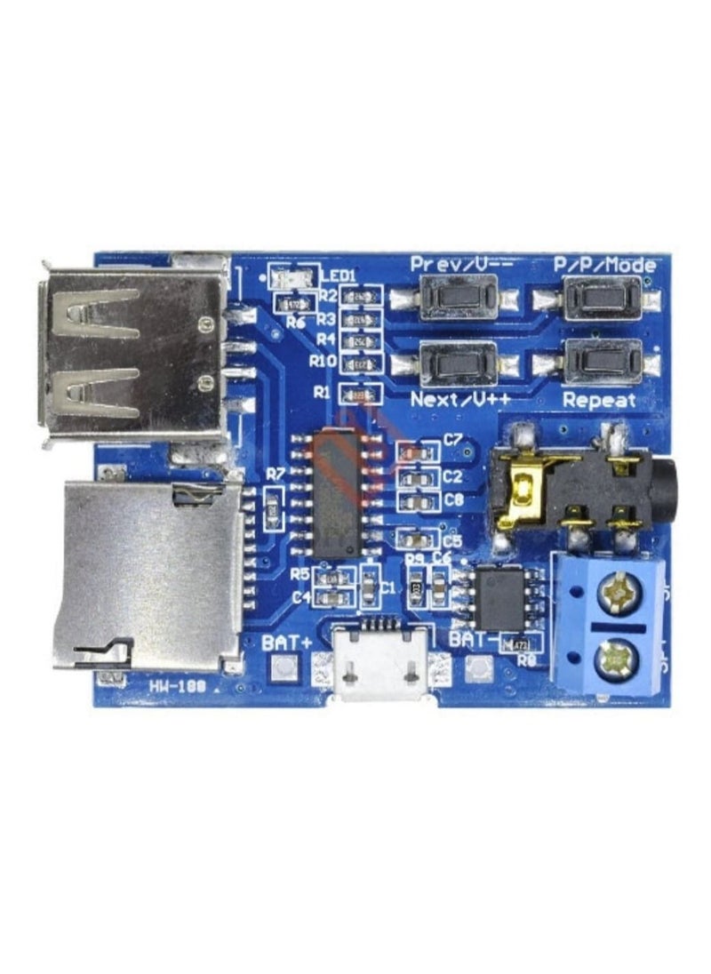 Generic Mp3 Df Player Blue 