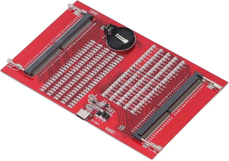 DDR5 RAM Memory Tester Card 16GB Desktop DDR4 DDR5 Maintenance Tester LED Indicator Red - Image 5