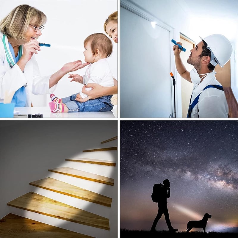 Hatori Led Flashlight Small Super Bright Handheld Flashlights High Lumens Mini Pocket Pen Light for Camping Emergencies Outdoor EDC Tactical Flashlights (1 Pack) - Image 5