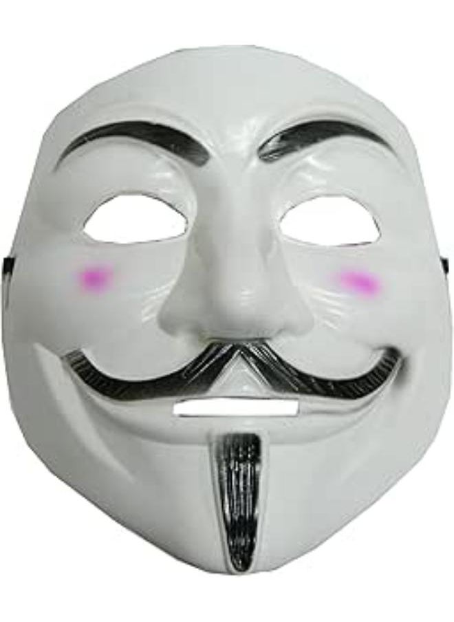 Generic Halloween Face Mask with Jay-Fox-White Design 