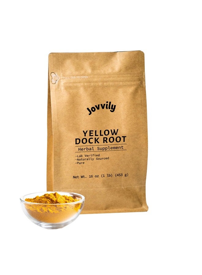 Jovvily Yellow Dock Root 1Lb Natural Supplement Gluten Free Lab Verified - Image 2