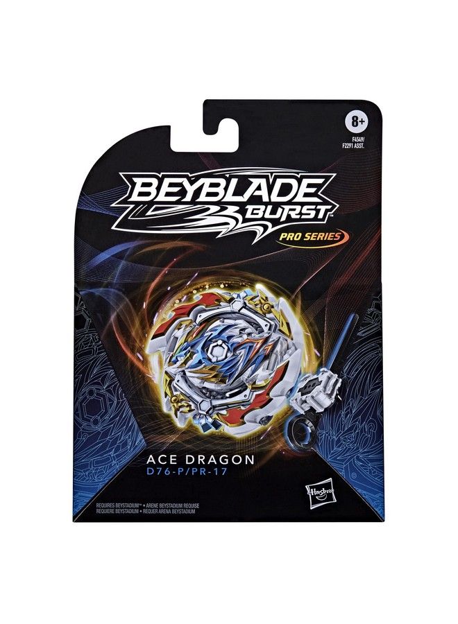 BeyBlade Burst Pro Series Ace Dragon Spinning Top Starter Pack Attack Type Battling Game Top With Launcher Toy  - Image 4
