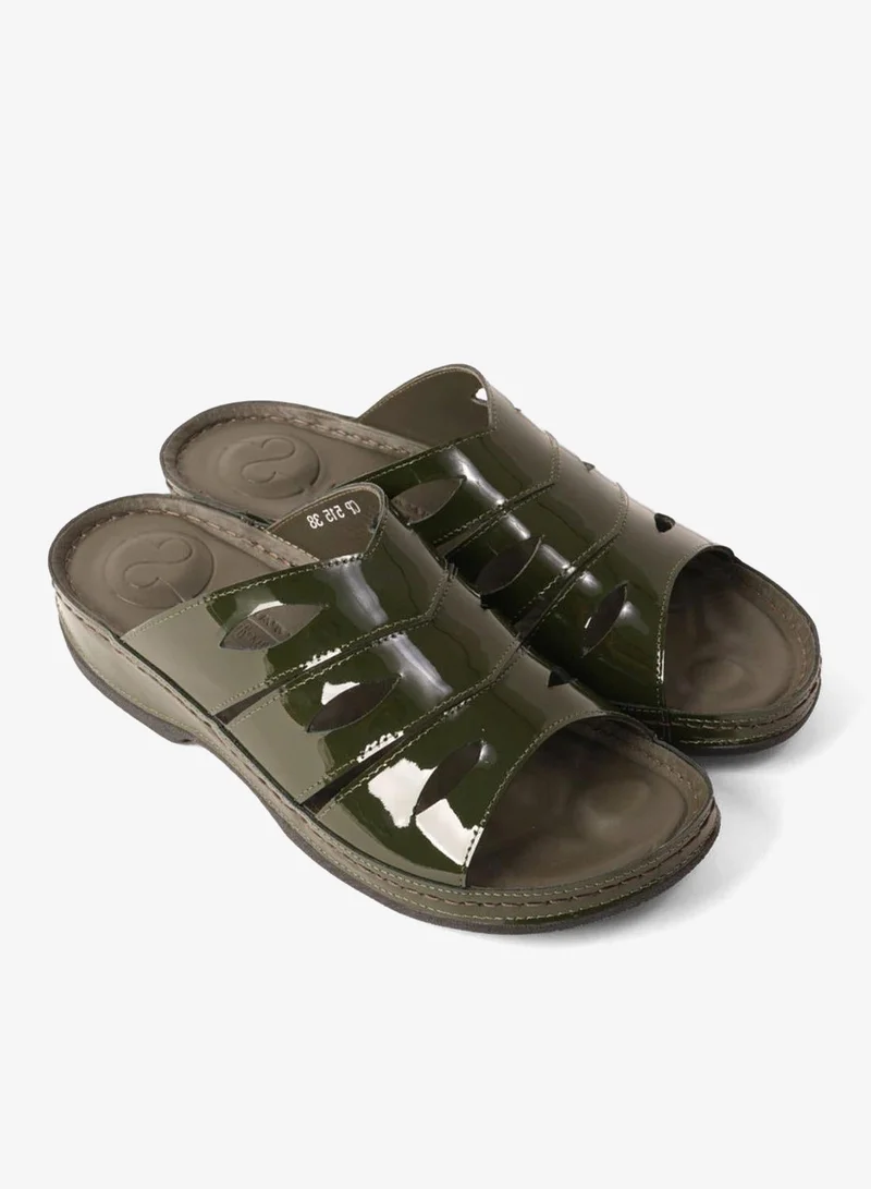 Comfort Plus COMFORT PLUS LADIES SANDALS  -  CP515 OLIVE