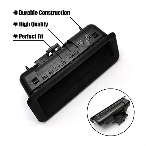 FEXON Trunk Lid Lock Release Push Button Handle Switch Compatible with BMW Series 1 3 5 X6 X5 X1 E60 E90 E91 E92 E93 E70 E71 51247118158 51-24-7-118-158 7118158 - Image 2