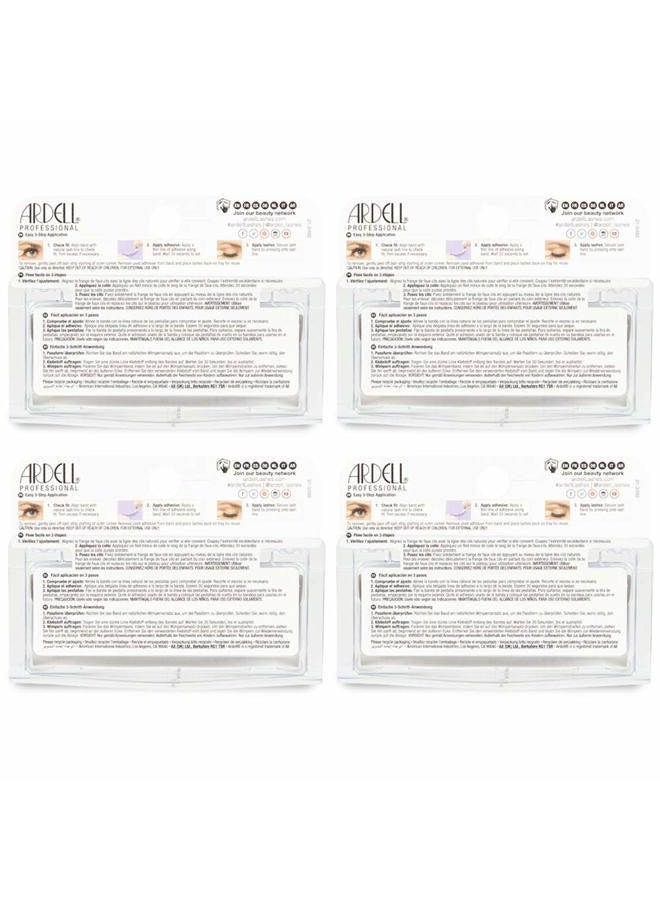 ARDELL False Eyelashes Baby Wispies - Black, Natural Look, Lightweight, Long-Lasting, Fluffy, Full Lashes, 4 Pack - Image 4