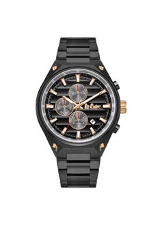 Lee Cooper Men's Watch, Multi Function Display and Metal Strap - LC08026.060, Grey
