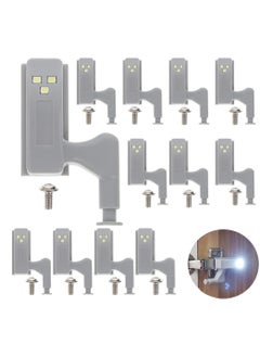 RATSAW 12 حزمة المفصلي LED ضوء الاستشعار الذكية اللمس التعريفي ضوء الخزانة العالمي LED المفصلي ضوء لخزانة المطبخ خزانة خزانة أضواء ليلية  - Image 1