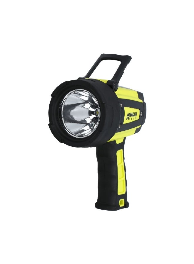 WAGAN Waterproof Design LED Rechargeable Spot Light Yellow and Black 4322 - Image 1