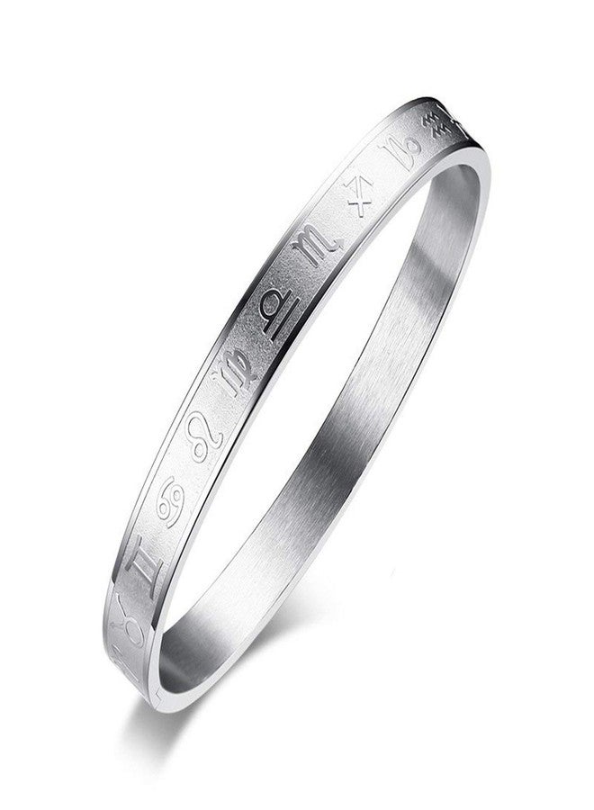 ZIVOM® Zodiac Star Sign Stainless Steel Openable Kada Bangle Bracelet Men - Image 1