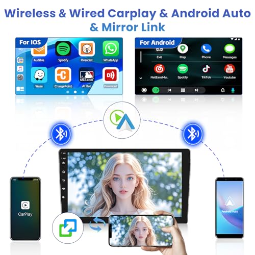 Inefala 5Ghz WiFi 2G+64G Android 15 Radio for BMW 5 Series E39 1996-2003 (E39)/BMW X5 E53 2002-2007/BMW M5 1996-2003 with Wireless Carplay Android Auto, 7 Inch HD Touch Screen with GPS Bluetooth FM/RDS - Image 3
