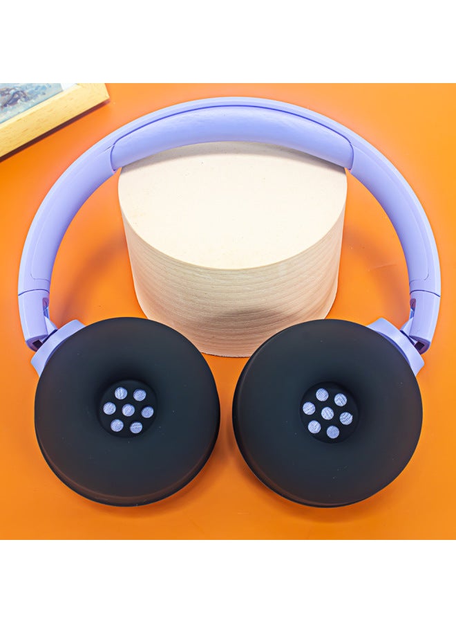 Suitable For JBL Tune 520BT Headset Bluetooth Headset Earmuff Silicone Protective Cover Replacement Anti-fall Soft Case-Color:Off-white-Model:T25  - Image 5
