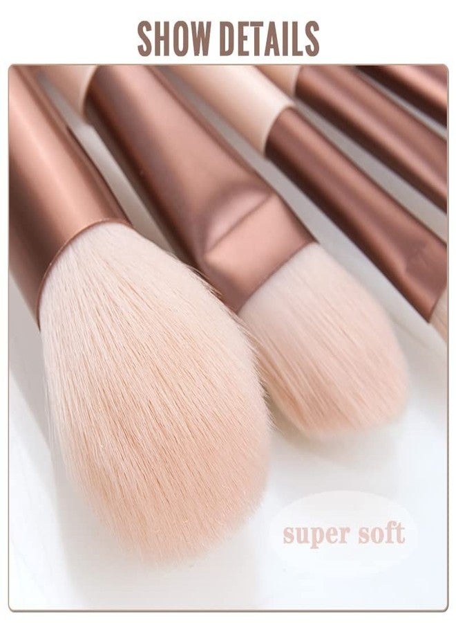 BOTIST Mini Makeup Brush Set with Case, Face And Eyeshadow Makeup Brush Kit Travel, Synthetic Bristles Cosmetic Brush Set for Powder Blending Blush Eyeshadow Lipstick (Pack of 8) - Image 5