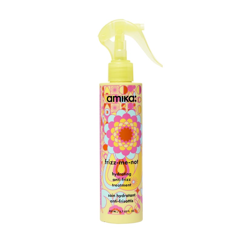 amika frizz-me-not hydrating anti-frizz treatment, 200ml | lightweight hydrating spray for medium to thick coarse hair types 2a-4c, humidity + heat protection, smooth frizz for up to 72 hours - Image 1